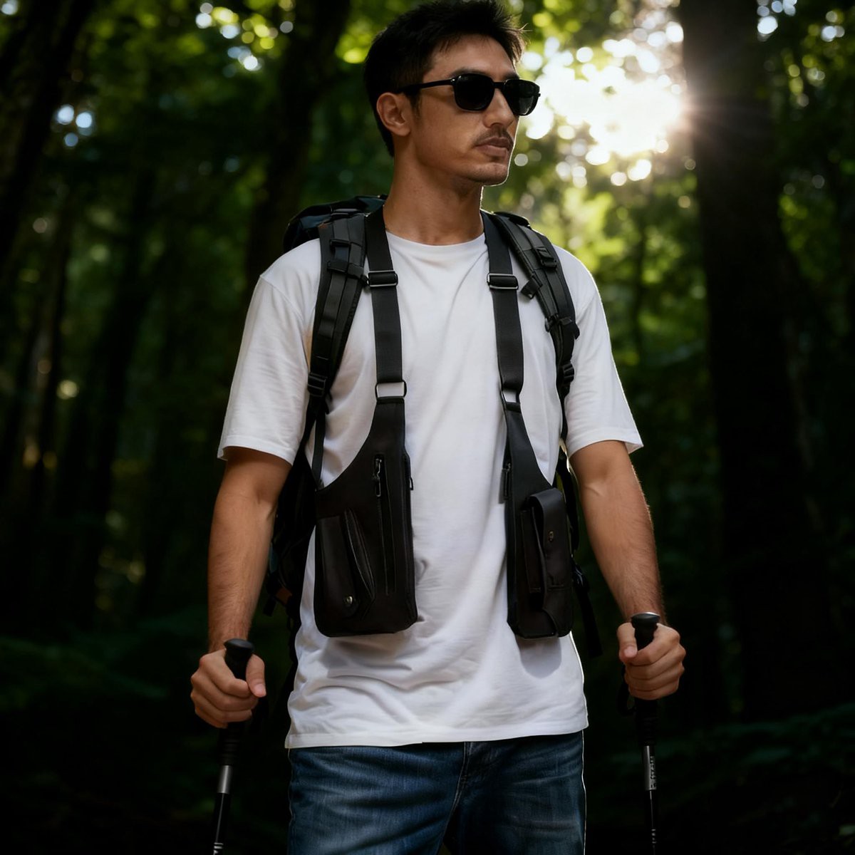 Men - Schouder oksel tas